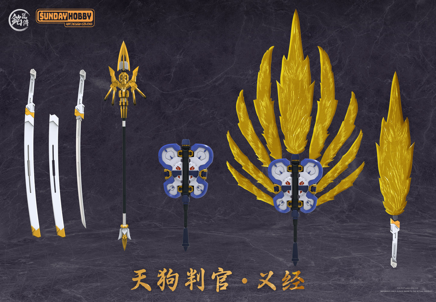 MJZ Studio x Sunday Hobby Tengu Judge Yoshitsune Plastic Model Kit