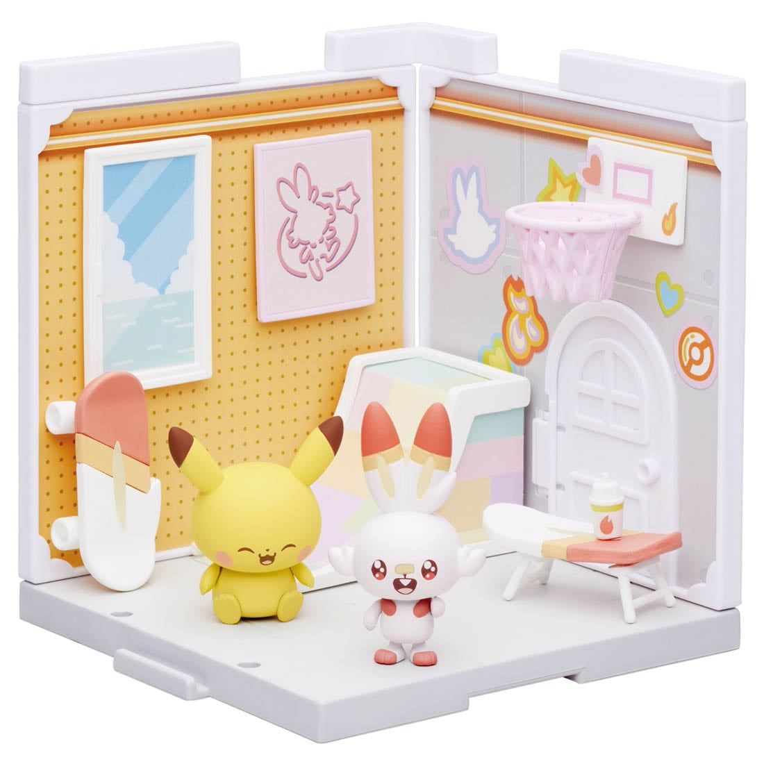Pokemon Poke Peace House Studio Scorbunny & Pikachu