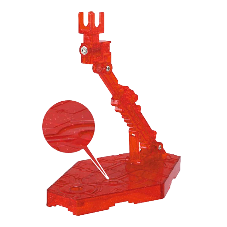 Action Base 2 Sparkle Clear Red