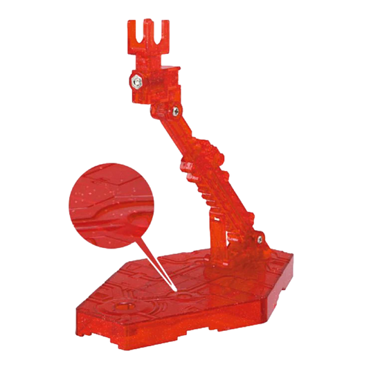 Action Base 2 Sparkle Clear Red