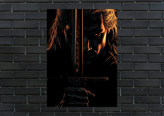 Witcher Geralt Metal Poster