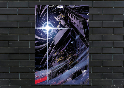 Digimon Black WarGreymon Metal Poster-Anime Wall Decor
