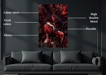 One Piece Shanks TCG Metal Poster-Anime Wall Decor