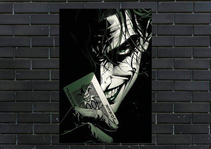Joker Card Metal Poster-DC l Wall art