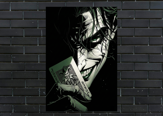 Joker Card Metal Poster-DC l Wall art