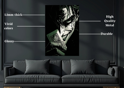 Joker Card Metal Poster-DC l Wall art
