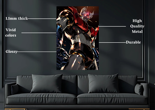 Mazinger Zero Metal Poster-Anime Wall Decor