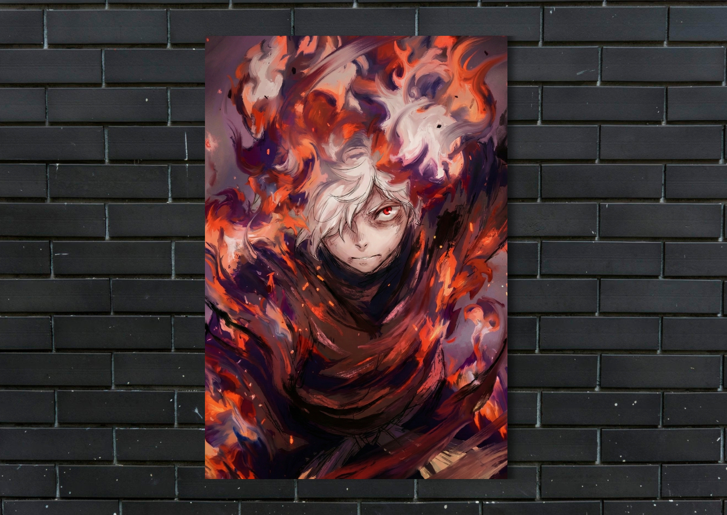 Hell's paradise Gabimaru Metal Poster-Anime Wall Decor