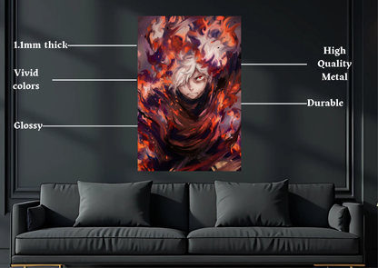 Hell's paradise Gabimaru Metal Poster-Anime Wall Decor