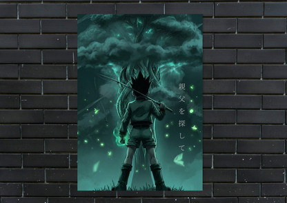 HxH Gon Metal Poster-Anime Wall Decor
