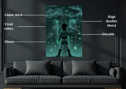 HxH Gon Metal Poster-Anime Wall Decor