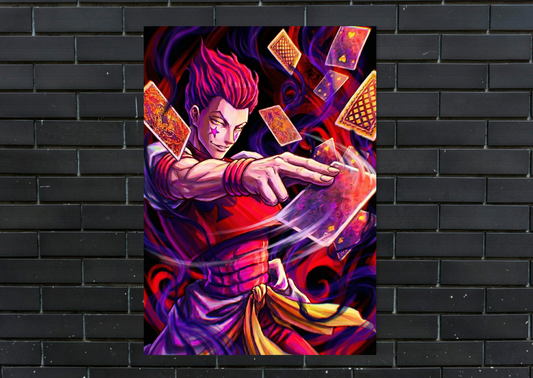 HxH Hisoka Metal Poster-Anime Wall Decor