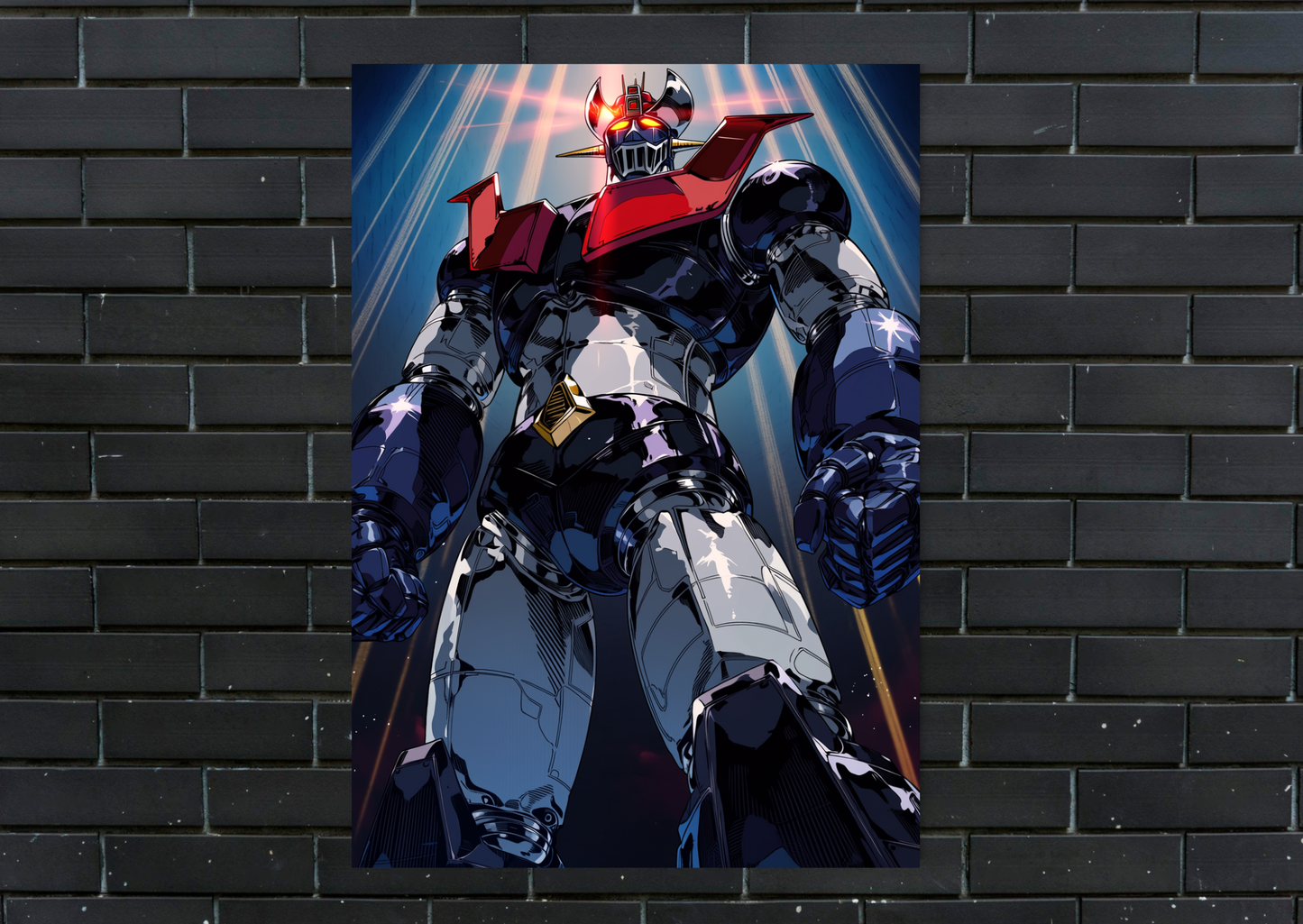 Mazinger classic style Metal Poster-Gaming Wall Decor