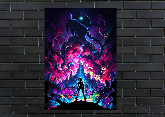 Arcane Jinx Explosion Metal Poster-Gaming Wall Decor
