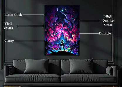 Arcane Jinx Explosion Metal Poster-Gaming Wall Decor