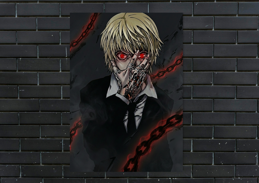 HxH Kurapika Metal Poster-Anime Wall Decor