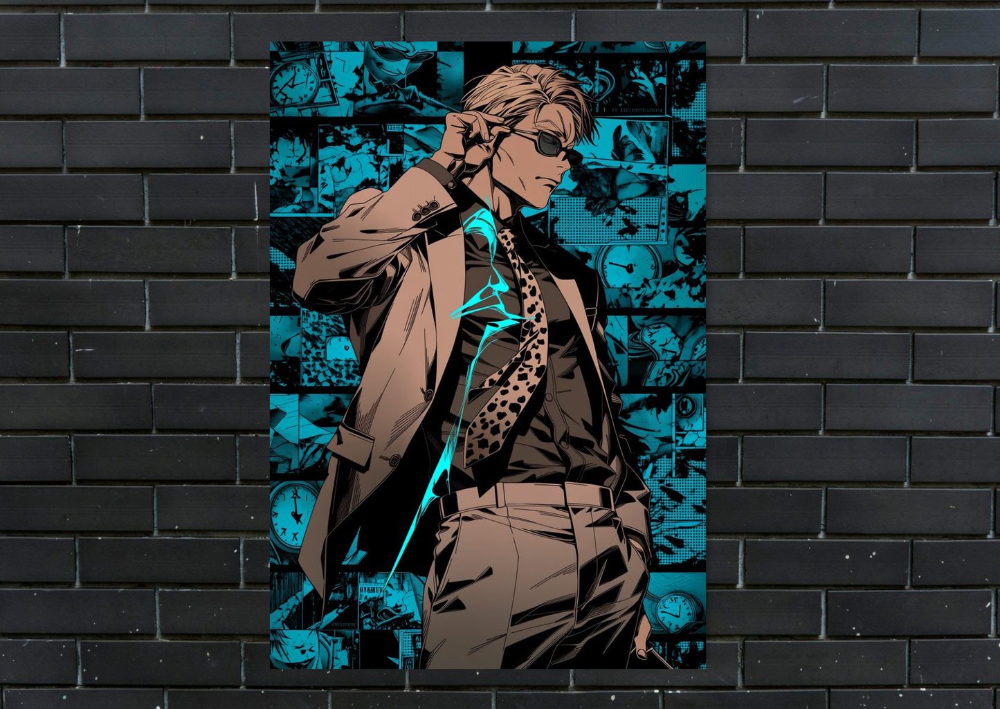 JJK Nanami Metal Poster-Anime Wall Decor