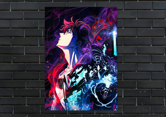 Solo Leveling Metal Poster-Anime Wall Decor
