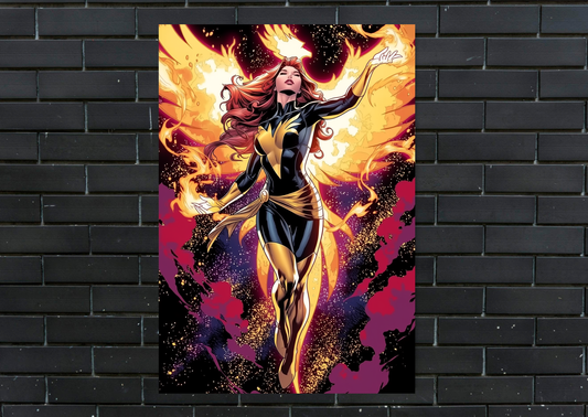 Marvel Jean Grey Metal Poster Gaming Wall Decor