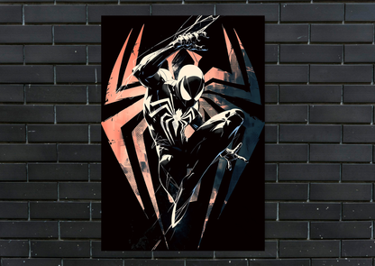 Marvel Spiderman Logo Metal Poster Gaming Wall Decor