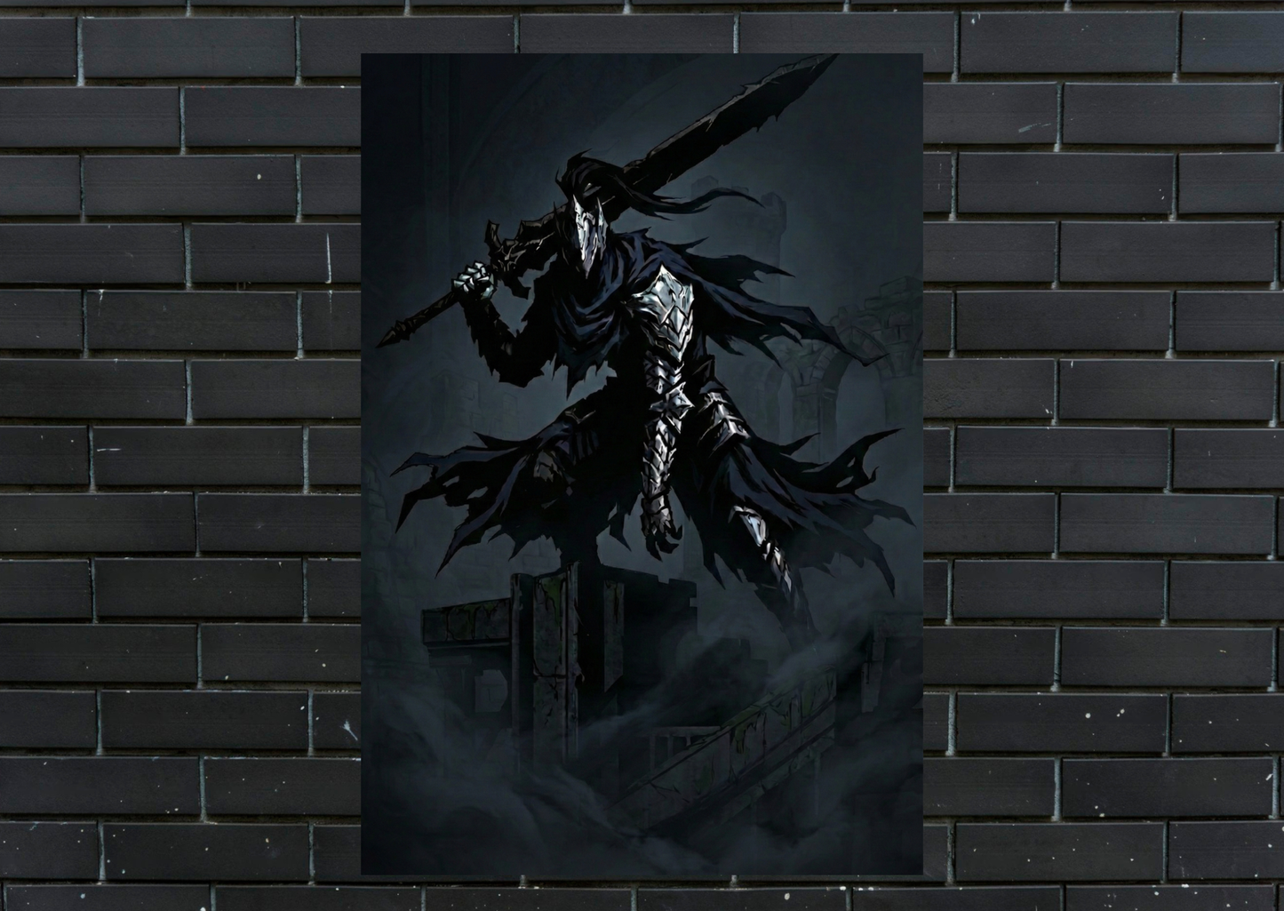 Dark Souls Artorias Metal Poster-Gaming l Wall art