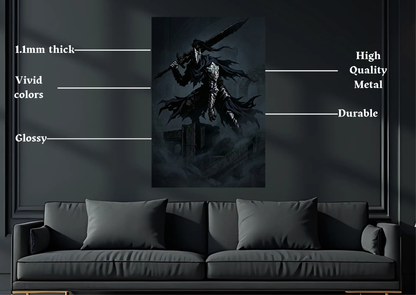 Dark Souls Artorias Metal Poster-Gaming l Wall art