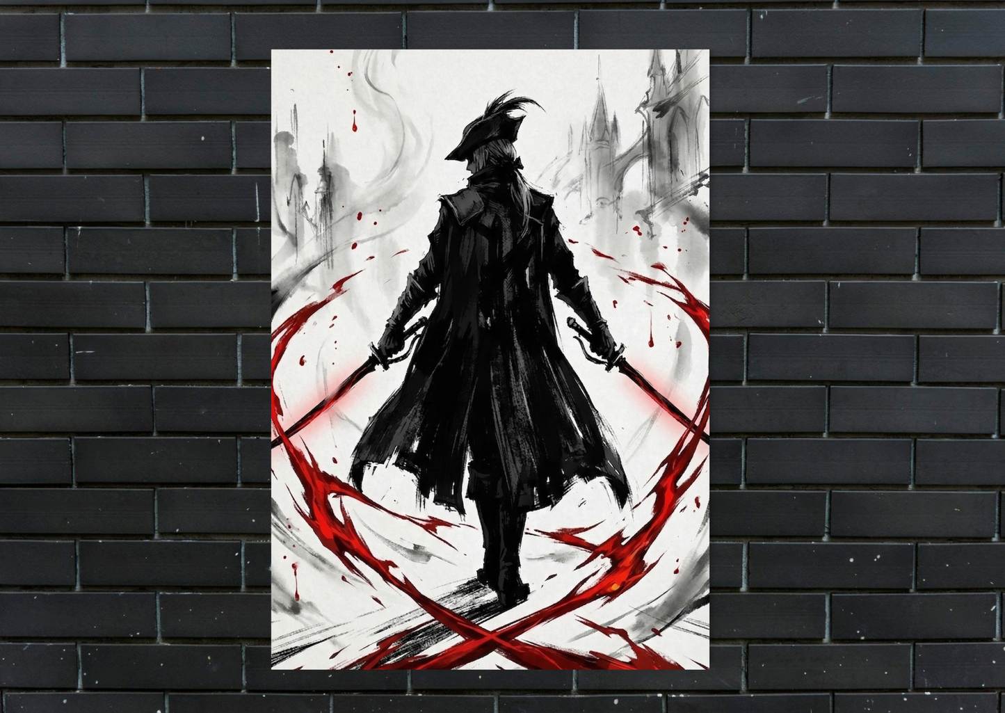 Bloodborne Lady Maria Metal Poster-Gaming Wall Decor
