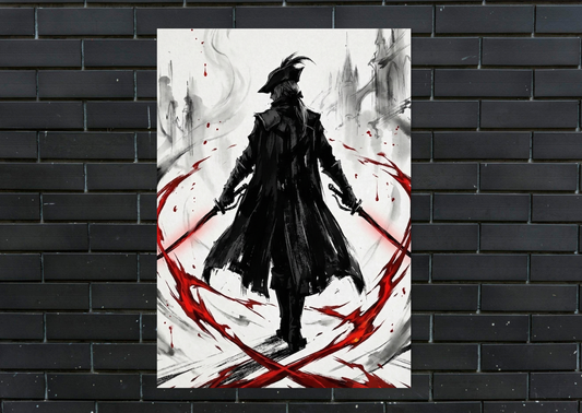 Bloodborne Lady Maria Metal Poster-Gaming Wall Decor