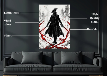 Bloodborne Lady Maria Metal Poster-Gaming Wall Decor