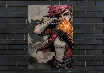 Arcane Vi Metal Poster-Gaming Wall Decor