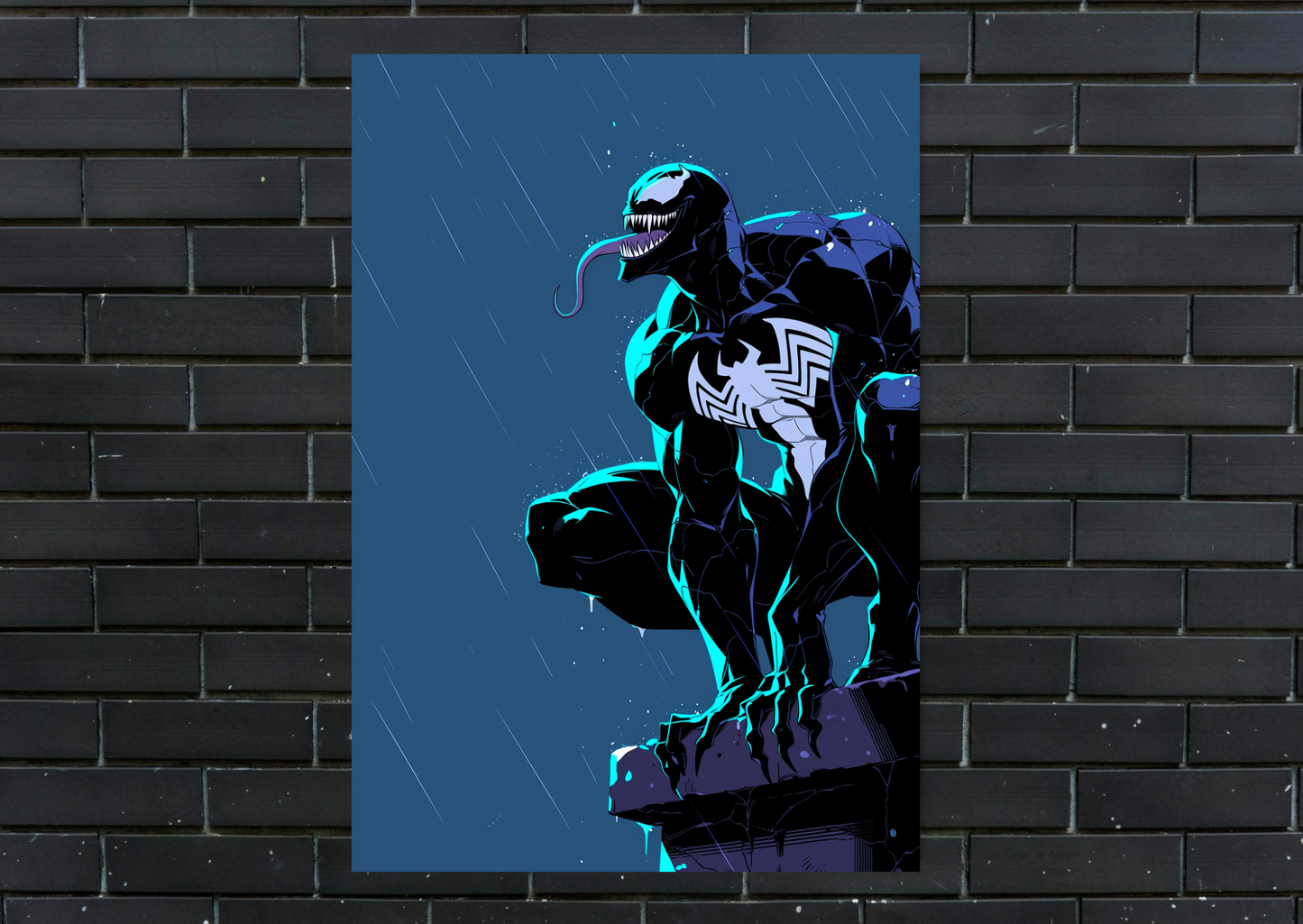 Marvel Venom Comic Metal Poster Gaming Wall Decor