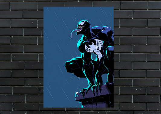 Marvel Venom Comic Metal Poster Gaming Wall Decor