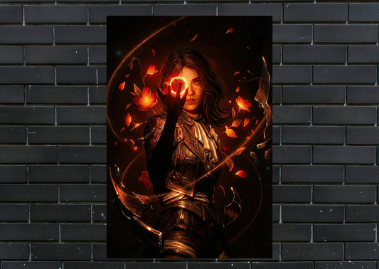 Expedition 33 Lune Metal Poster-Gaming l Wall art