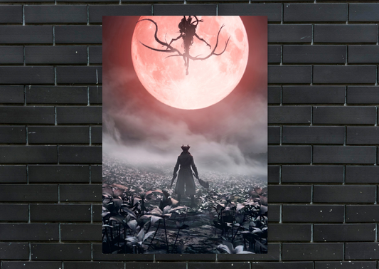 Bloodborne Moon Presence Metal Poster Gaming Wall Decor