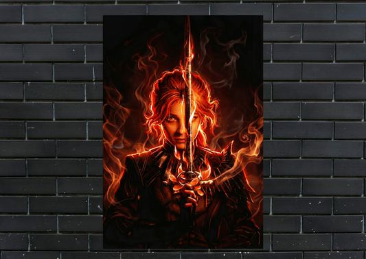 Expedition 33 Maelle Metal Poster-Gaming l Wall art