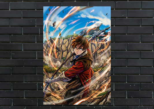 Frieren Stark Metal Poster-Anime l Wall art