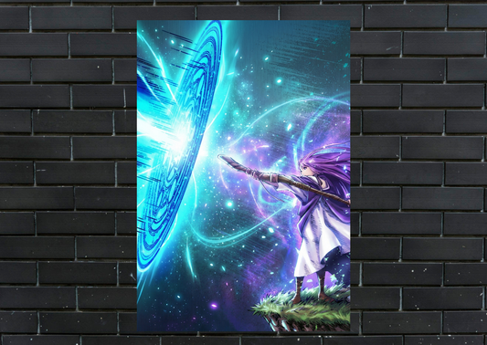 Frieren Fern Metal Poster-Anime l Wall art
