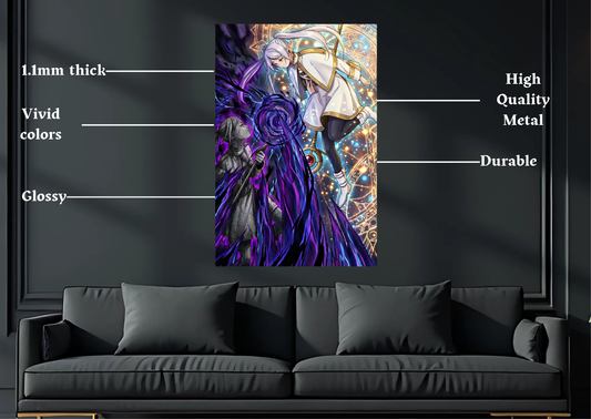 Frieren Duality Metal Poster-Anime l Wall art