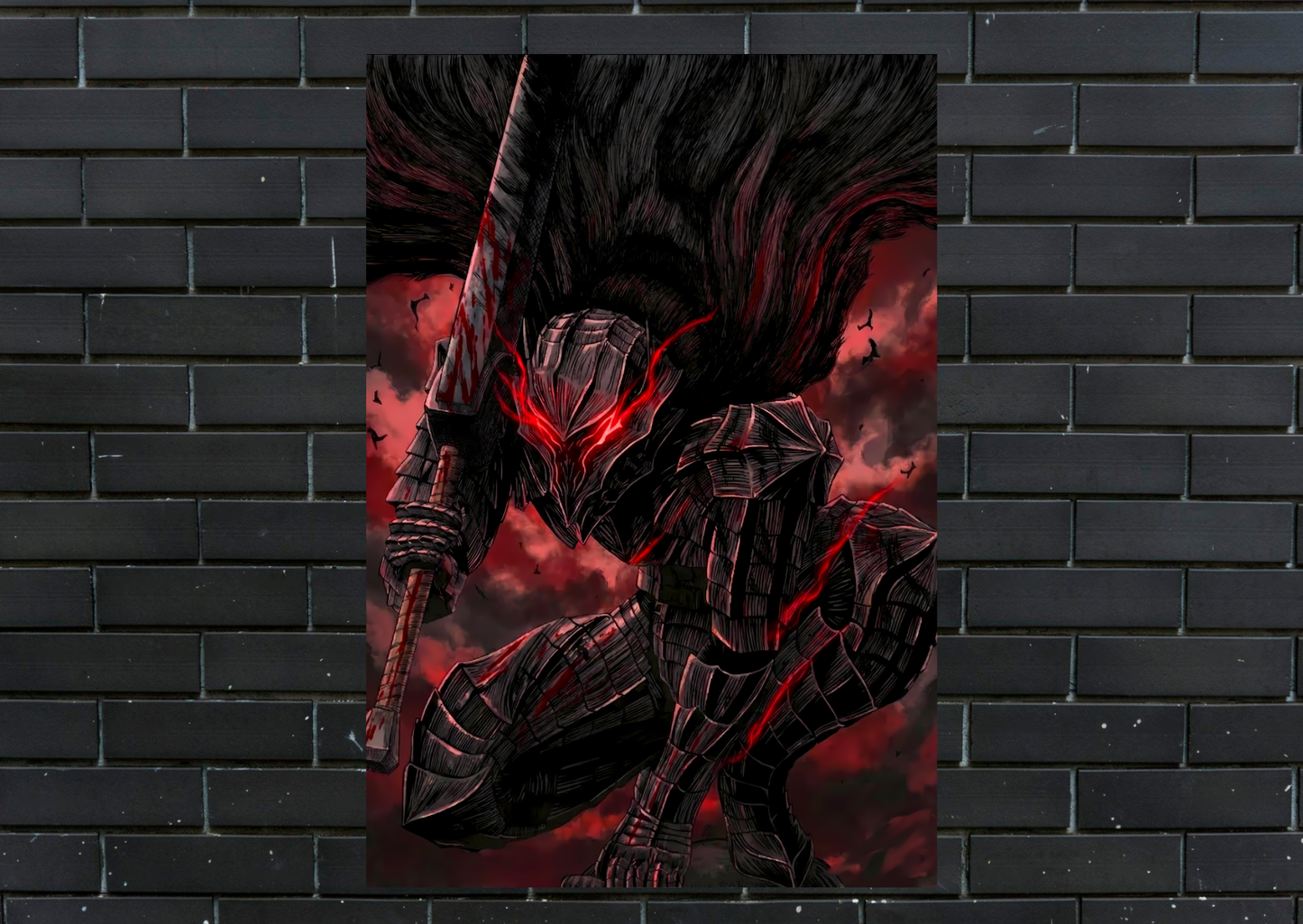 Berserker Armor Metal Poster-Anime l Wall art