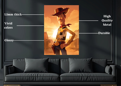 Toy Story Woody Metal Poster Gaming Wall Decor