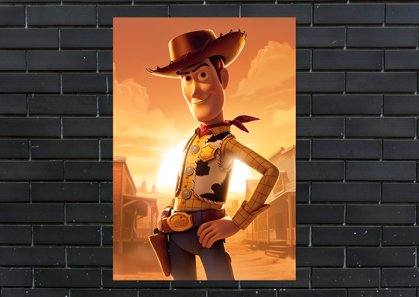 Toy Story Woody Metal Poster Gaming Wall Decor