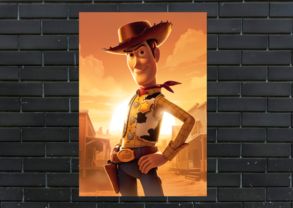 Toy Story Woody Metal Poster Gaming Wall Decor