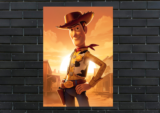 Toy Story Woody Metal Poster Gaming Wall Decor