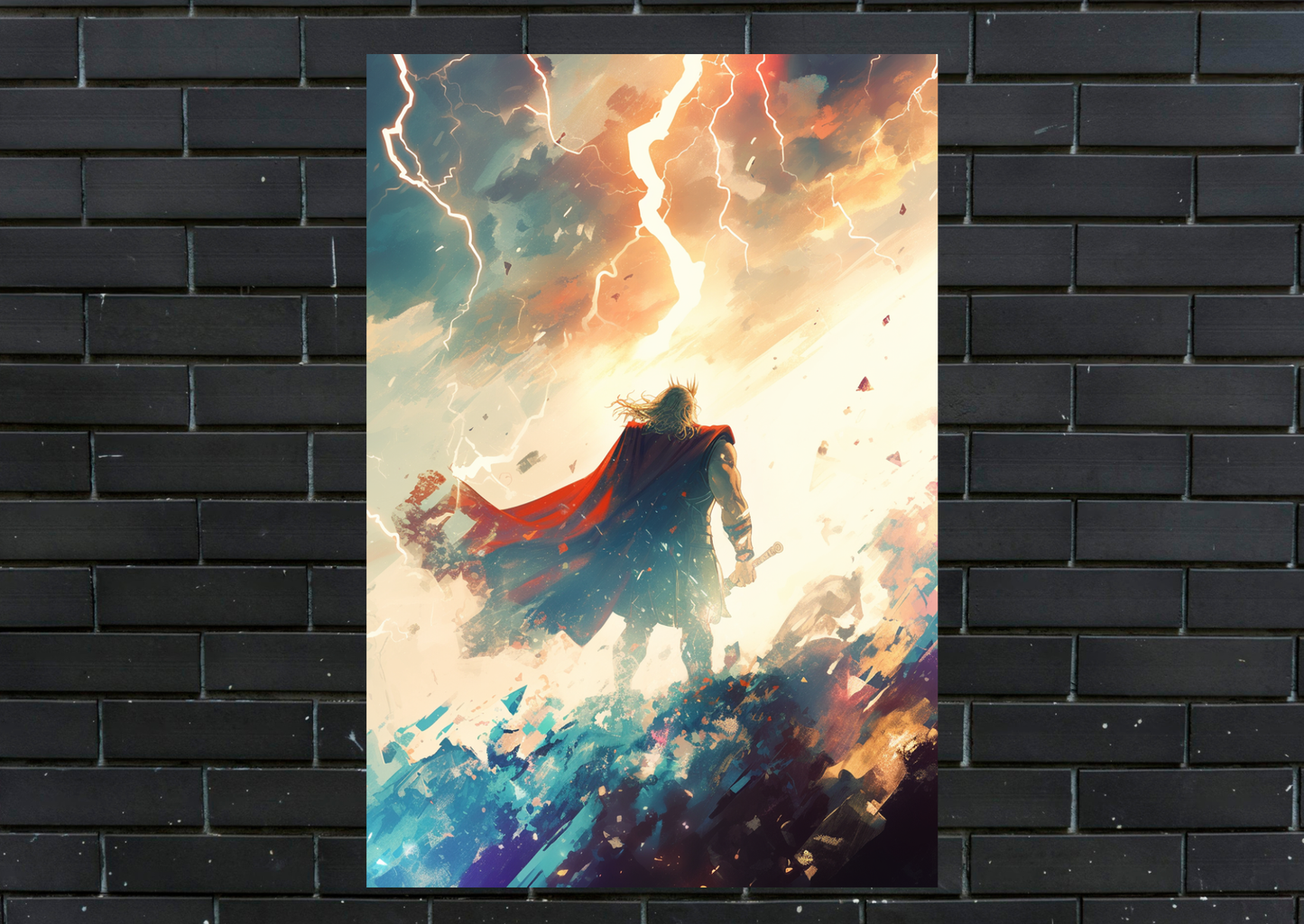 Avengers Thor Metal Poster-Marvel Wall art