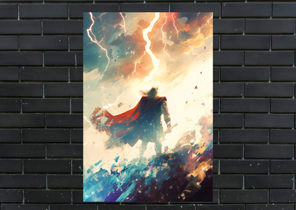 Avengers Thor Metal Poster-Marvel Wall art