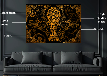 World Cup Winners Metal Poster