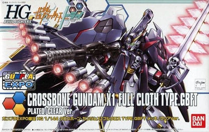HG BF Crossbone Gundam X-1 Full Cloth Type GBFT Plated / Clear ver.