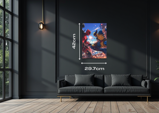 Deadpool Vs Wolverine Metal Poster