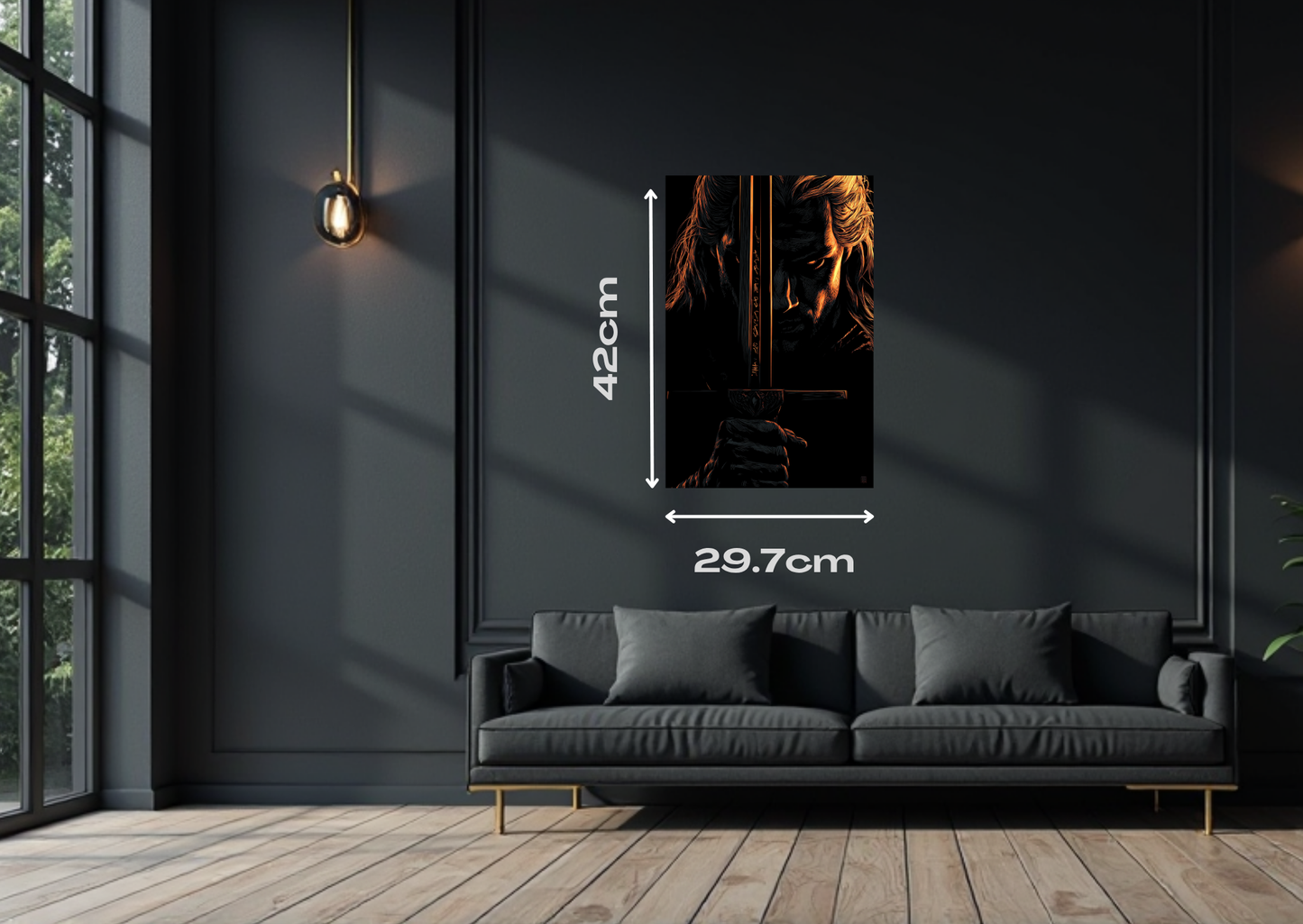 Witcher Geralt Metal Poster