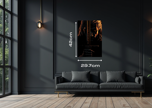 Witcher Geralt Metal Poster